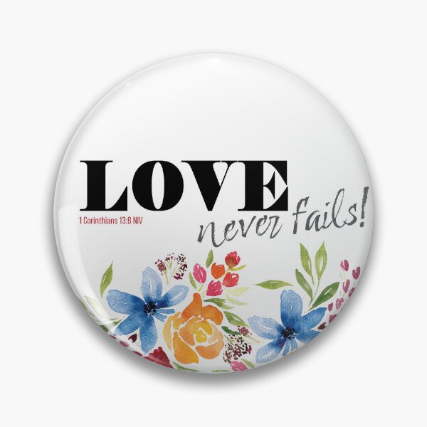 Item preview, Love never fails! Bibel verse. designed and sold by ZwoDots.
