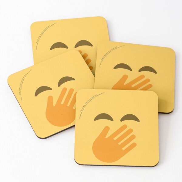 Item preview, Face with Hand Over Mouth Emoji designed and sold by VeryRandomShop.