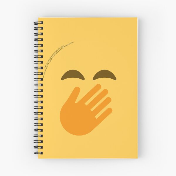 Item preview, Face with Hand Over Mouth Emoji designed and sold by VeryRandomShop.