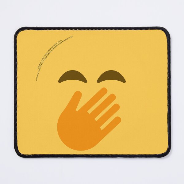 Item preview, Face with Hand Over Mouth Emoji designed and sold by VeryRandomShop.