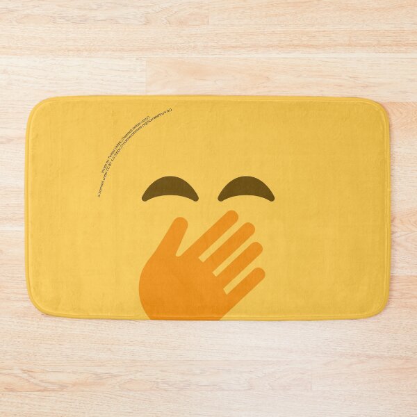 Item preview, Face with Hand Over Mouth Emoji designed and sold by VeryRandomShop.