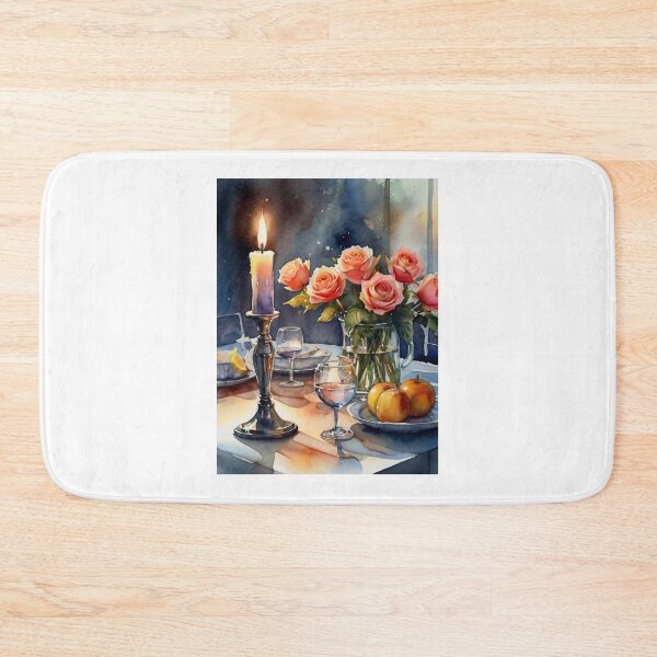 Item preview,   Elegant Table Setting with Flowers and Fruit designed and sold by KilianSzmid.