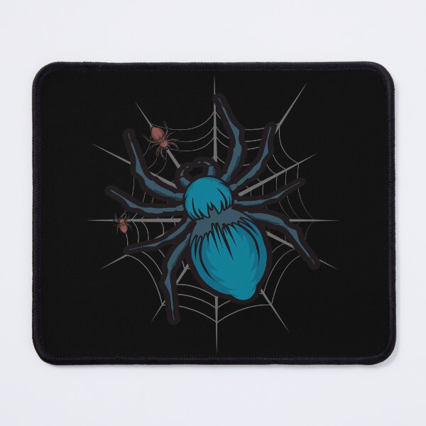 Item preview, Scary Halloween spider on spider web designed and sold by messy-nessie.