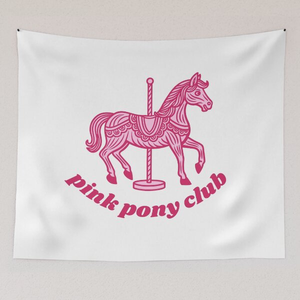 Item preview, pink pony club carousel designed and sold by matchalattextrafoam.