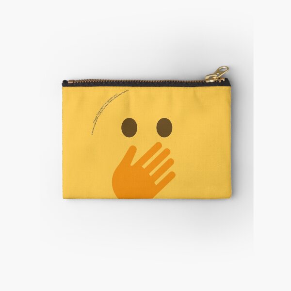 Item preview, Face with Open Eyes and Hand Over Mouth Emoji designed and sold by VeryRandomShop.