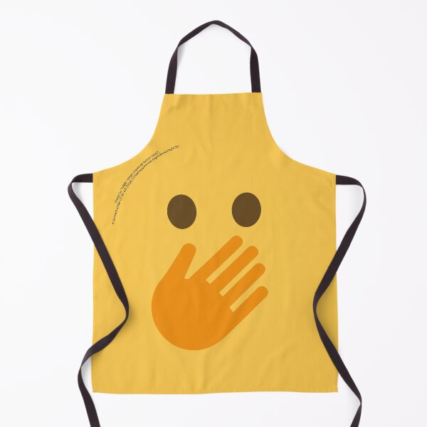 Item preview, Face with Open Eyes and Hand Over Mouth Emoji designed and sold by VeryRandomShop.