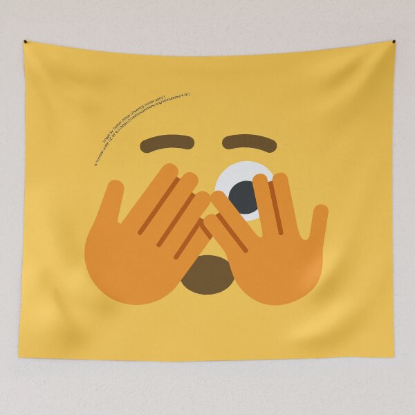 Item preview, Face with Peeking Eye Face Emoji designed and sold by VeryRandomShop.