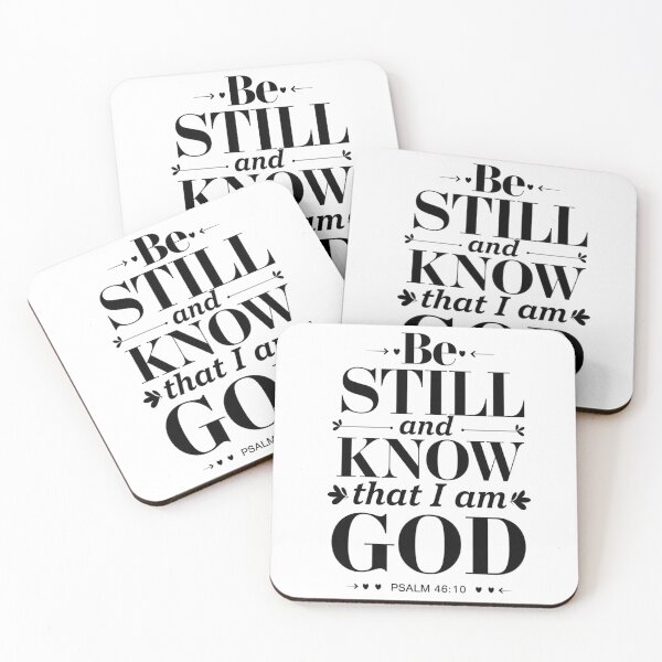 Item preview, Be Still and Know that I AM God, Psalm 46:10 designed and sold by Faithloveshop.