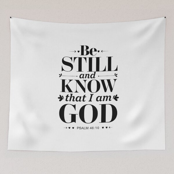 Item preview, Be Still and Know that I AM God, Psalm 46:10 designed and sold by Faithloveshop.
