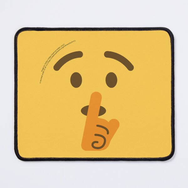 Item preview, Shushing Face Emoji designed and sold by VeryRandomShop.
