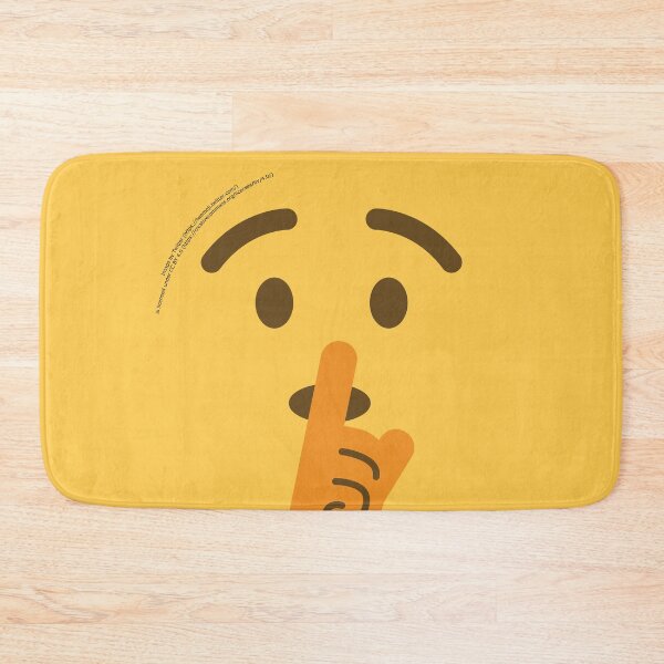 Item preview, Shushing Face Emoji designed and sold by VeryRandomShop.
