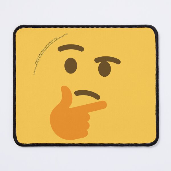 Item preview, Thinking Face Emoji designed and sold by VeryRandomShop.