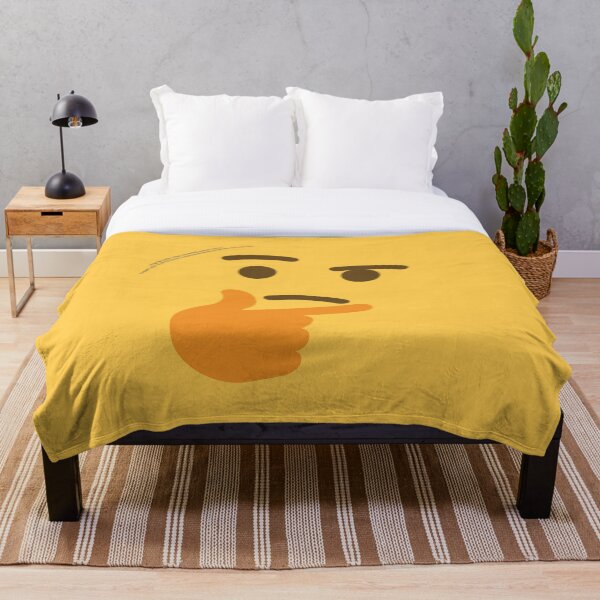 Item preview, Thinking Face Emoji designed and sold by VeryRandomShop.