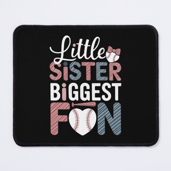 Item preview, Little Sister Biggest Fun Baseball Heart Design designed and sold by love3617.