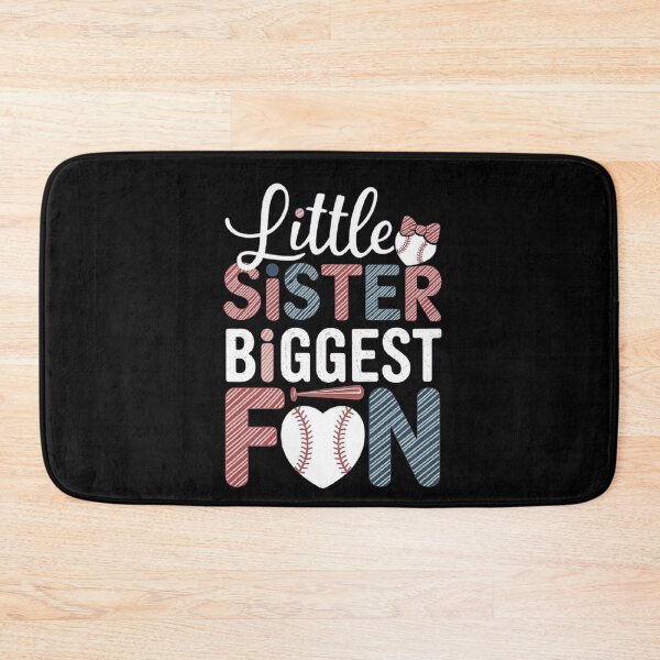 Item preview, Little Sister Biggest Fun Baseball Heart Design designed and sold by love3617.
