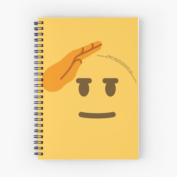 Item preview, Saluting Face Emoji designed and sold by VeryRandomShop.