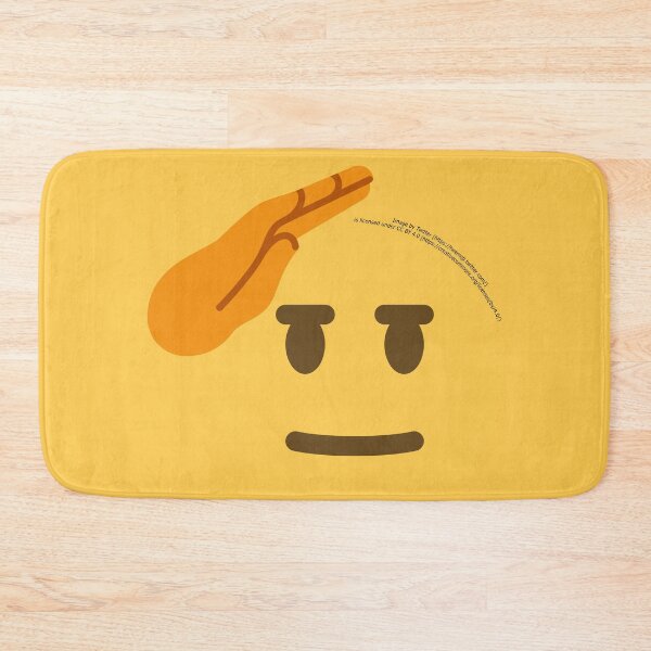 Item preview, Saluting Face Emoji designed and sold by VeryRandomShop.