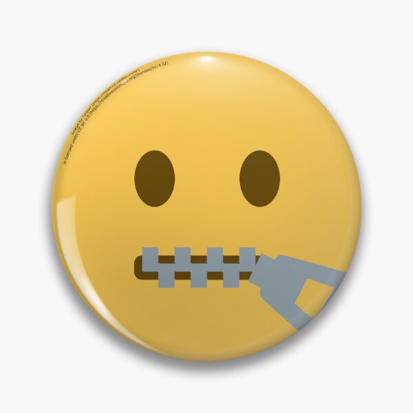 Item preview, Zipper-Mouth Face Emoji designed and sold by VeryRandomShop.