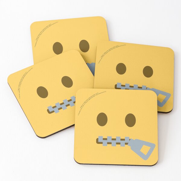 Item preview, Zipper-Mouth Face Emoji designed and sold by VeryRandomShop.