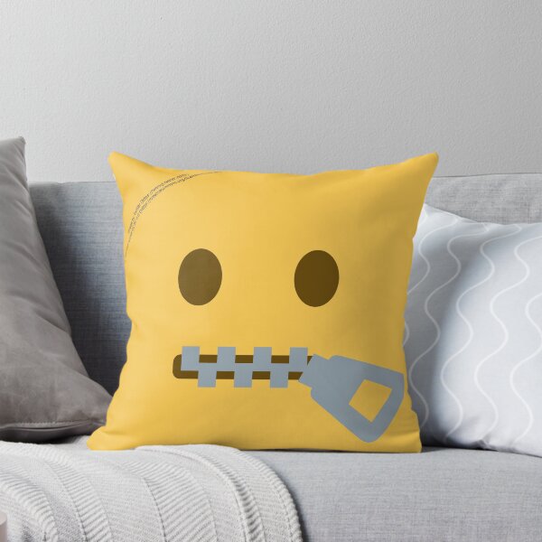 Item preview, Zipper-Mouth Face Emoji designed and sold by VeryRandomShop.