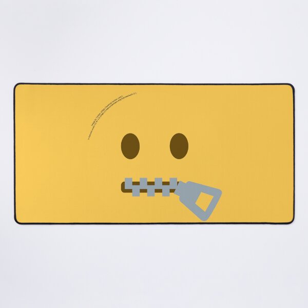 Item preview, Zipper-Mouth Face Emoji designed and sold by VeryRandomShop.