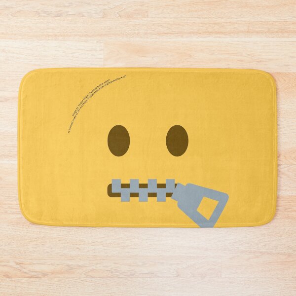 Item preview, Zipper-Mouth Face Emoji designed and sold by VeryRandomShop.
