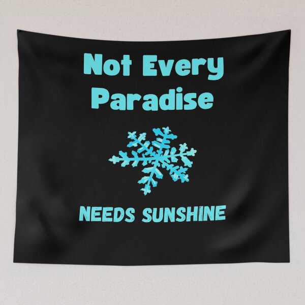 Item preview, Funny snow lover quote powder snow paradise snowflake designed and sold by Artstastic.