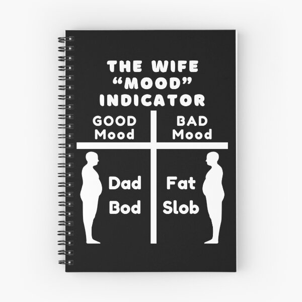 Item preview, Wife 'Mood' Indicator Good = Dad Bod, Bad = Fat Slob designed and sold by Artography Designs.