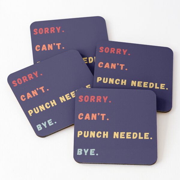 Item preview, Sorry Can't Punch Needle Bye - Punch Needling - Retro Punch Needle Lover designed and sold by Wiss2Arts.