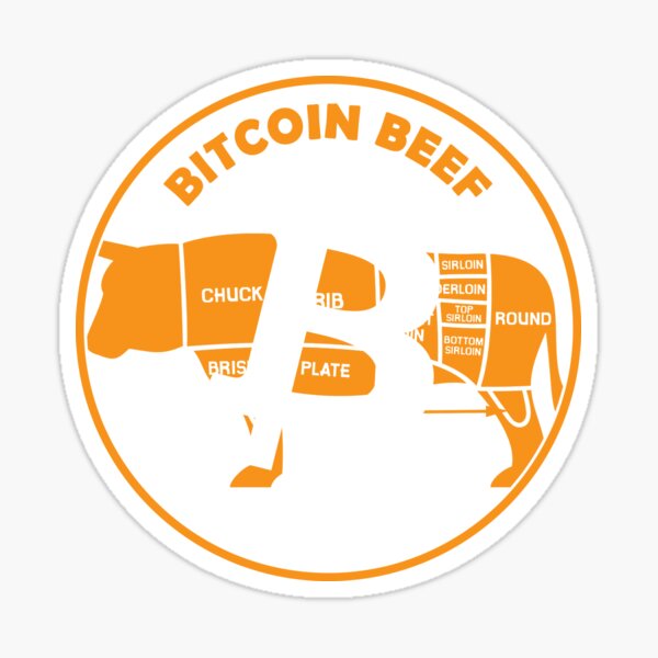 Bitcoin Beef Sticker