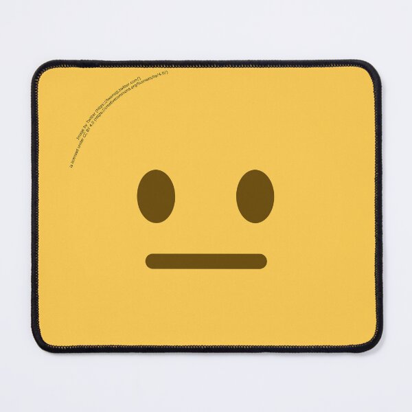 Item preview, Neutral Face Emoji designed and sold by VeryRandomShop.