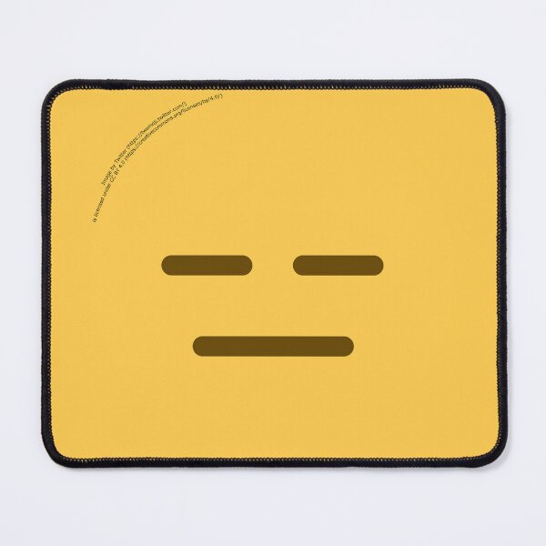 Item preview, Expressionless Face Emoji designed and sold by VeryRandomShop.