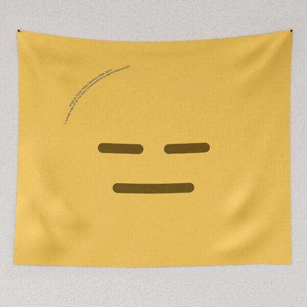 Item preview, Expressionless Face Emoji designed and sold by VeryRandomShop.