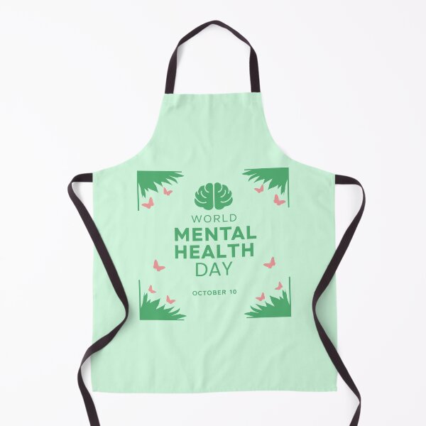 Item preview, World Mental Health Day Poster Flat TYPOGRAPHY Illustration designed and sold by AtonuHaque.