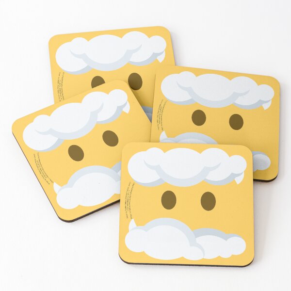 Item preview, Face in Clouds Emoji designed and sold by VeryRandomShop.