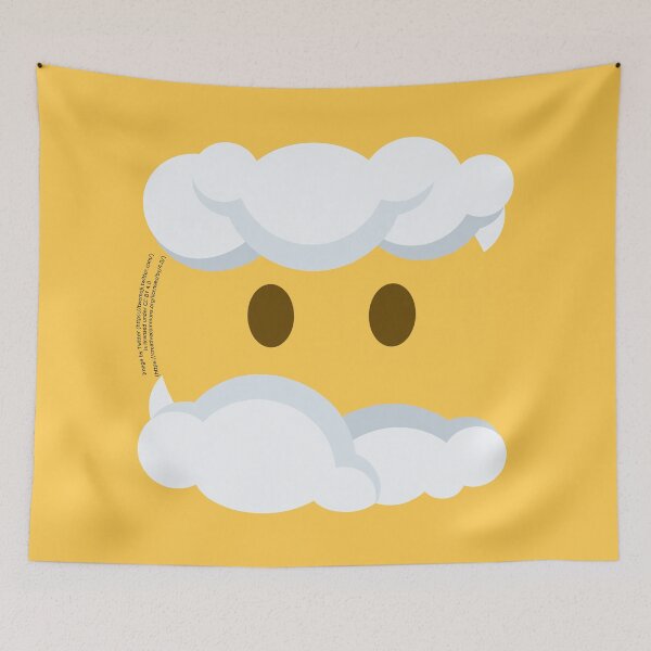 Item preview, Face in Clouds Emoji designed and sold by VeryRandomShop.