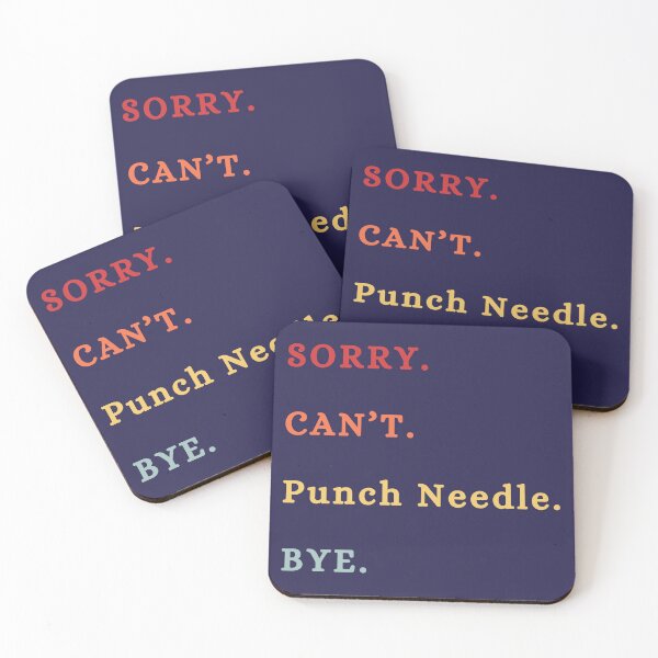 Item preview, Sorry Can't Punch Needle Bye - Punch Needling - Retro Punch Needle Lover designed and sold by Wiss2Arts.