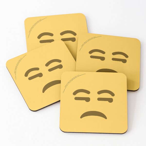 Item preview, Unamused Face Emoji designed and sold by VeryRandomShop.