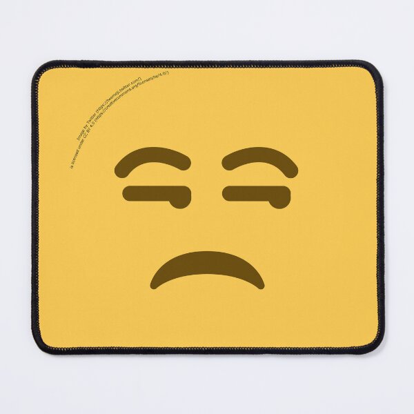 Item preview, Unamused Face Emoji designed and sold by VeryRandomShop.