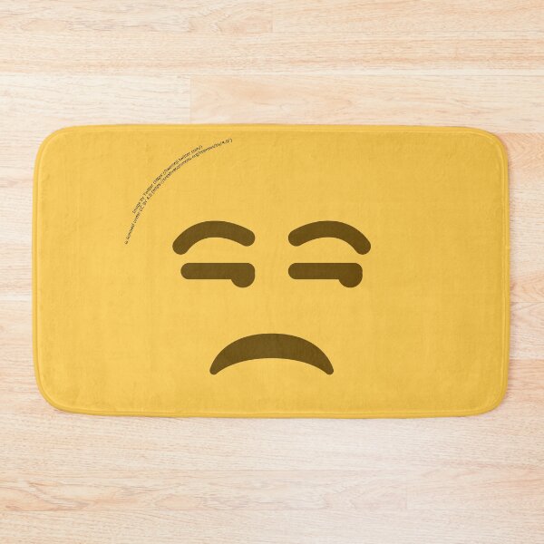 Item preview, Unamused Face Emoji designed and sold by VeryRandomShop.