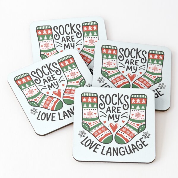 Item preview, Socks Are My Love Language – Stay Warm designed and sold by jensbyorlando.