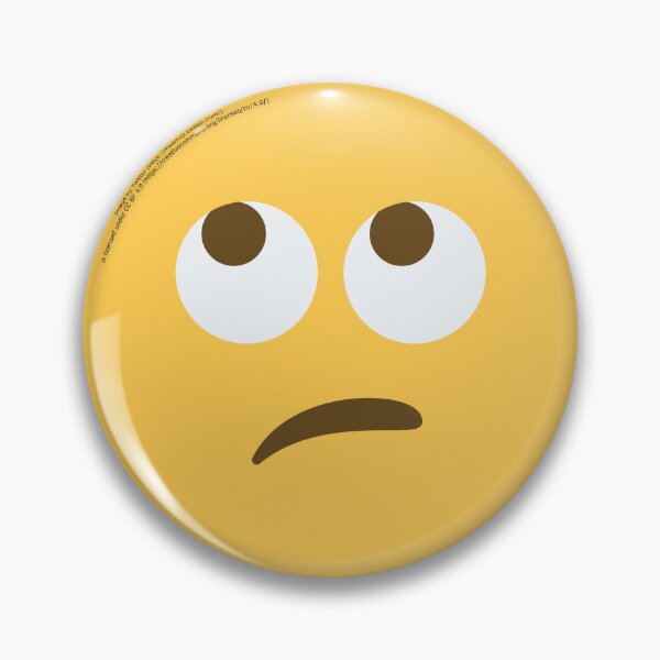 Item preview, Face with Rolling Eyes Emoji designed and sold by VeryRandomShop.