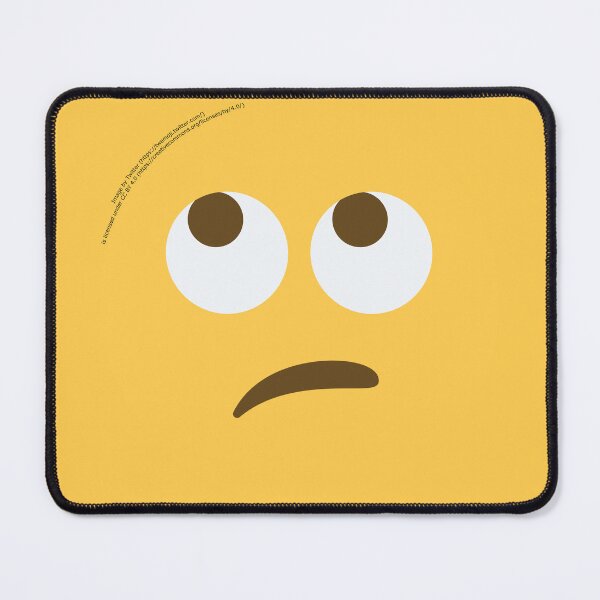 Item preview, Face with Rolling Eyes Emoji designed and sold by VeryRandomShop.