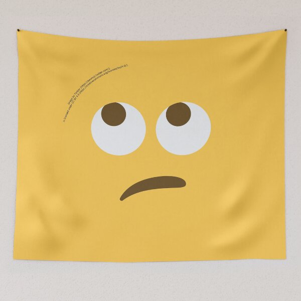 Item preview, Face with Rolling Eyes Emoji designed and sold by VeryRandomShop.