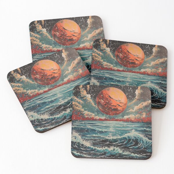 Item preview, Ocean Planet Retro Pop Art 1 designed and sold by AstroRisq.