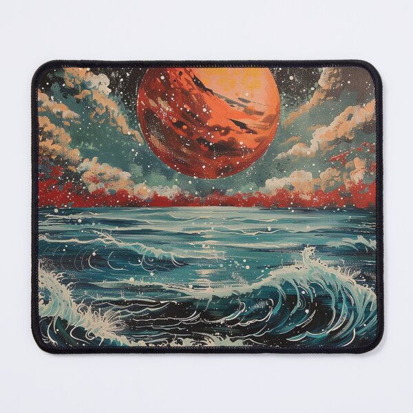 Item preview, Ocean Planet Retro Pop Art 1 designed and sold by AstroRisq.