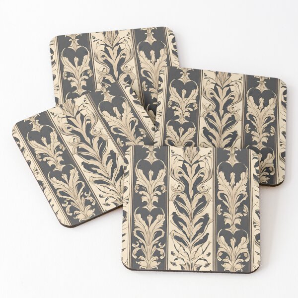Item preview, Elegant Baroque Floral Pattern – Vintage Decorative Design designed and sold by Epic--Art.