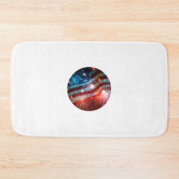Item preview, USA Flag and Fireworks designed and sold by Lisamariesumner.