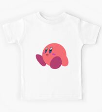 Smash Bros - Red Kirby Kids Tee
