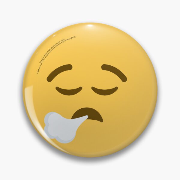 Item preview, Face Exhaling Emoji designed and sold by VeryRandomShop.